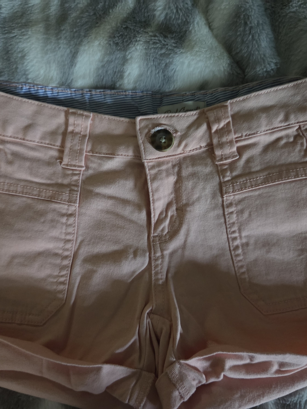 Red Camel Light Pink Women's Jean Shorts